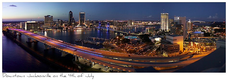 Click to purchase: Downtown Jacksonville, 4th of July